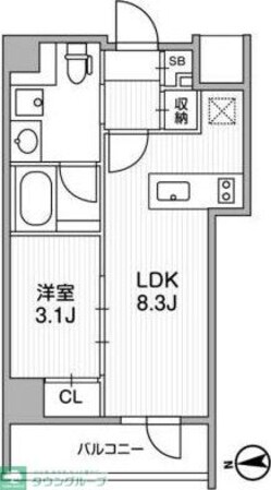 Lighthouse中馬込の物件間取画像